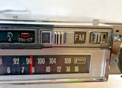 Audiovox Car Stereo 8 Track AM/FM Radio ID-400 Japan UNTESTED 1970’s