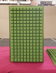 Retro Green.. ‘Sculptured Air’ Foam Grill Inserts..JBL L-100 Century Speakers