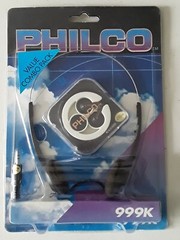 Philco Dynamic Stereo Headphones 999K Includes Philco Ear Buds . Sealed