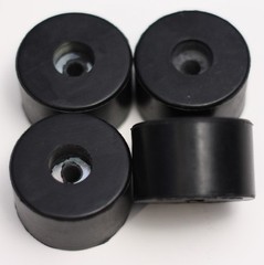 Heavy Duty Amplifier Feet, Amp head, Speaker Cabinet Feet Set of 4 Full 1″ High