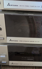 Vintage Mitsubishi Mini Stack Hi-Fi Stereo Tuner Amplifier Cassette GEN X Love