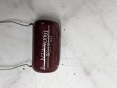 Vintage 0.05 uF 1600V Tube Radio Amplifier Drop Capacitor Micro Farad Mylar