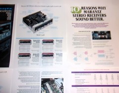 Marantz Brochure ’75 Receivers 6 pg, Specs, Articles 2240b,2235b,2225,2220b,15b