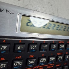 hewlett packard hp 15C+ Vintage calculator VERY RARE PROTOTYPE