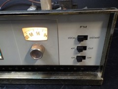 vtg Stromberg Carlson SR 445 A AM/FM Tube Tuner TESTED WORKS