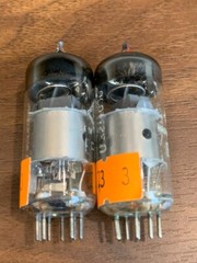 2 Tubes EF804 Telefunken Sliver Plates – NOS, Matched pair