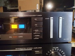 Tested & Working Fisher CA-880 Amplifier 100w 8Ohms & Matching Tuner FM-660 NICE