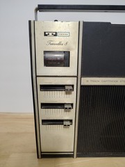 RARE 1970’s 8 track player Vintage PORTABLE am/ radio TENNA Traveler 8 Parts