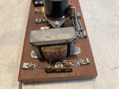 Custom Tube Amp Breadboard Project Amperex 6K6 6SC7 Cumaru Wood Base