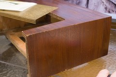 Fisher 10-U Original Walnut Cabinet for 400C preamp X101A amp w/metal from 1959
