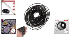 50pcs Cassette Recorder Rubber Belts 40-135mm Square Repair Parts