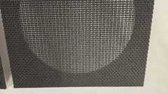 VINTAGE 1970s OEM Pair Klipsch Heresy 1 Black Speaker Grills Original Grilles