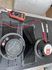 Pair of JBL 2426H Drivers on 2370 Horns – Tested & Working