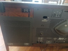 Vintage Zenith TV Radio Record Player Cabinet Built in Speakers