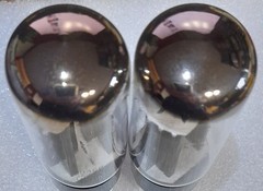 Tightly Matched Pair 5U4GB/5AS4A Sylvania NOS black plate/tall boy Tubes tested
