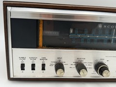 Scott Stereomaster 388 AM/FM Stereo Receiver Parts & Repair Original Wood Case