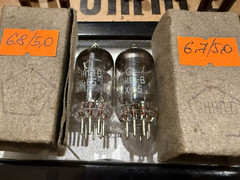 2x 6J1P-E ( 6AK5 EF95 6F32 6J1 ) MATCHED PAIR #1 (NEW BOXED 1965) Little Dot Amp