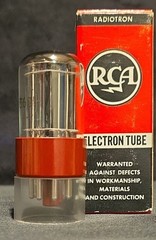 RCA 5691 6SL7 GT TUBE 10,000 HOUR RED BASE RUGGED HI FIDELTY AUDIO NIB