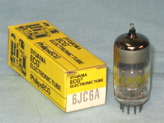 VACUUM TUBE ~ 6JC6A ~ SYLVANIA ~ 6JC6A