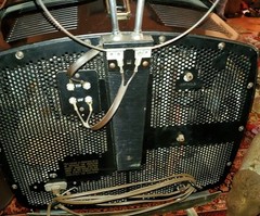 Rare 1950’s Portable RCA Victor Deluxe Television & Original Stand Works! Deco