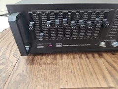 ADC SOUND SHAPER TEN SS-10 STEREO FREQUENCY GRAPHIC EQUALIZER Untested. L1
