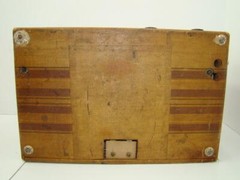 Vintage TrueTone Five Battery Radio Tweed