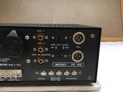 Vintage Paso TR 100 Series Solid State Amplifier Mfg Milano Italy 117V-60Hz 100W