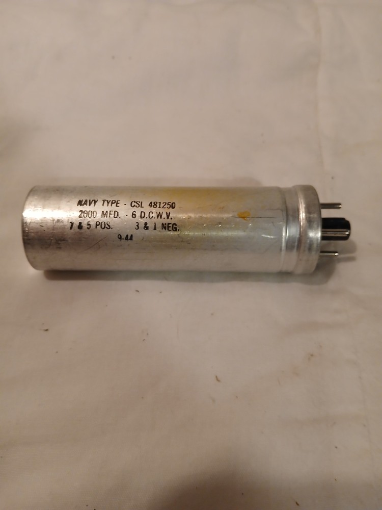 Plug in Capacitor USN nos 2000mf 6vdc