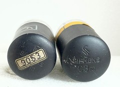2 tubes C3m Siemens engraved logo matched pair