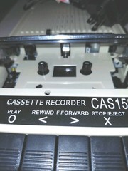Califone CAS1500 Cassette Recorder Tested Working w/ Power Adapter Auto Stop