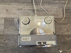 Vintage Wollensak T-1500 Reel to Reel Tape Recorder and audiotex head-demag