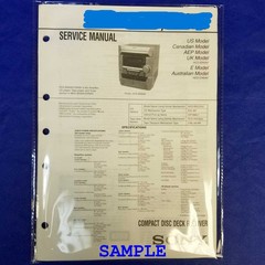 SONY D-E300AN D-E301 D-E305 D-E307CK D-E307CKT Service Manual Original Paper OEM