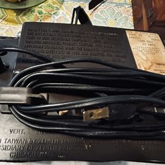 Television B&W Bicentennial “Spirit Of 76 “ AC 9 In Plug In Tested Working