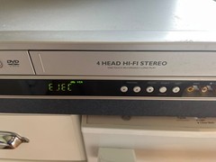 Philips Combo VCR DVD Combo Player Model DVP3340V – Tested – No Remote – Working