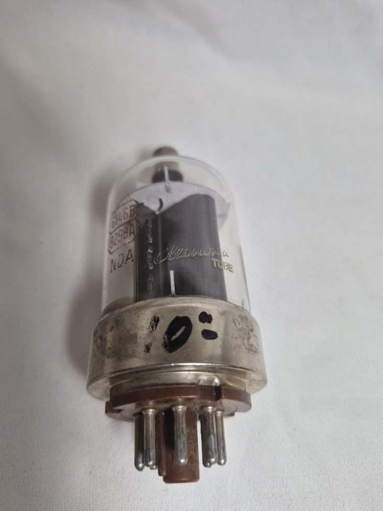 Vintage GE Electronic Tube 6146B 8298A NDA Tested Good IN 07 Vacuum Radio HAM