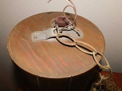 VTG ELECTROHOME SPEAKER CIRCLE SOUND MCM WOOD HANG CHAIN MUSIC FOR RECORD RARE