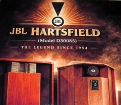 JBL Hartfield Home Speakers Poster 19″ x 13″ Audiophile Vintage ’54 Horns