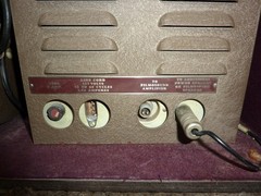 Bell & Howell 185-B8 Speaker Amplifier in Cabinet 6L6G