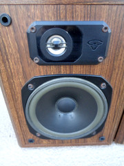 CERWIN VEGA SAT-6S 100W 8OHM SHELF SPEAKERS MADE IN USA TESTED WORKING