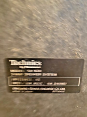 Technics SB-X30 Linear Phase Speakers Vintage Stereo Pair Japan Audio Floor