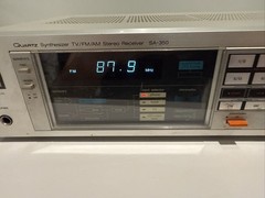 Technics SA-350 Quartz Synthesizer TV/FM/AM Stereo Receiver — Working