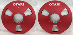 One Pair 10.5” silver OTARI Tape reel High Quality Aluminum Take Up Reel
