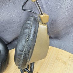 Vintage 70s Old School Realistic Nova 40 Headphones Over The Ear – Works