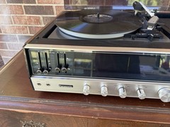 🍊Vintage 1970s Panasonic FM/AM Stereo Music Center w/ 8-Track | Model SE-4440🎶