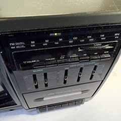 (READ) Vintage General Electric TV Radio Entertainment Center 7-7800A 9.5″ RARE