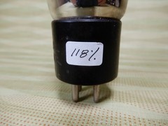 National Union Engraved Base Type 45 Vacuum Tube Plate Getter Tested 118%