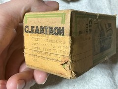 ANTIQUE Type 20 Vacuum Tubes CLEARTRON CTX-120 UX-120 TV-7 TESTED 70% Glass Tip