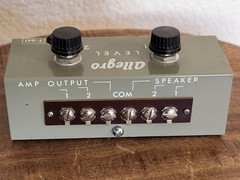 Vintage Allegro Speaker Amp Output Unit Stereophone Jack F-641 Untested