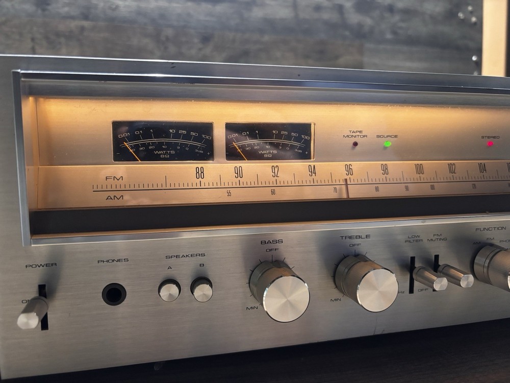 Vintage Pioneer SX-780 AM/FM Stereo Receiver Silver Face