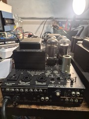 (2) Bogen MO-100A 100 Watt Tube Monoblock Power Amps Untested All Tubes Included